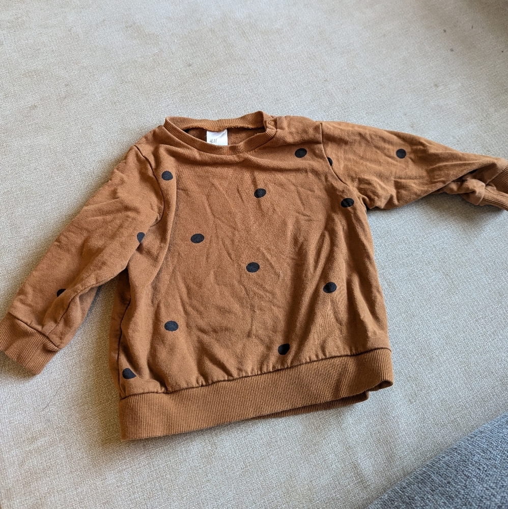 H&M baby polka dot sweater